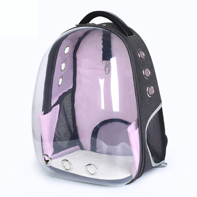 Fully transparent cat backpack out carrying cabin bag space bag cat school bag dog pet backpack