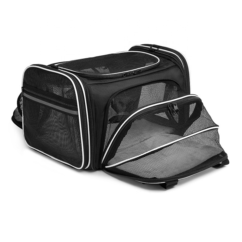 fashionable extendable Collapsible Portable Light Weight Cat Litter Box Travel Pet Tote Carrier Purse Shoulder Bags