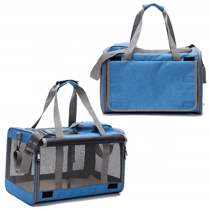 Best Selling Portable Weekend Light Weight Pet Carrier Tote Bag Mesh Cat Carrier Purse