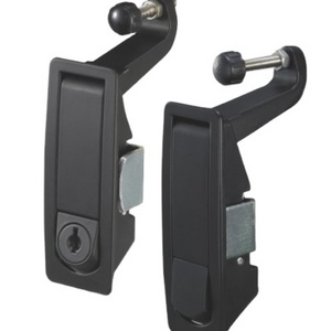 hanbei MS7070 Black powder coated trigger flush Lever electronic cabinet lock handle latch