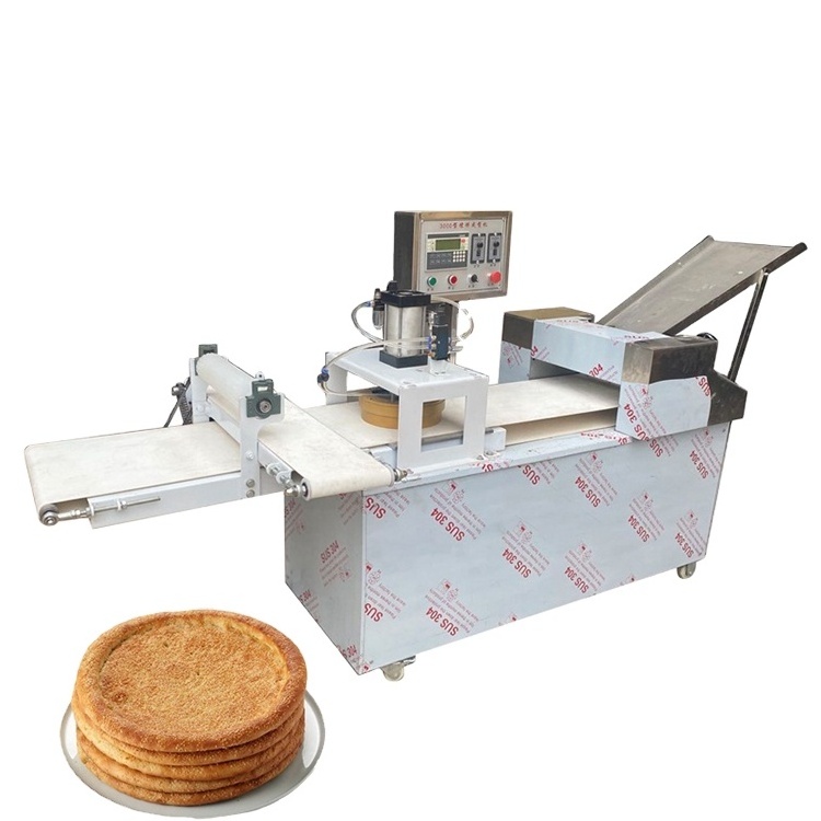 Automatic pizza dough forming machine tortilla roti Arabic bread naan pita chapati making machine