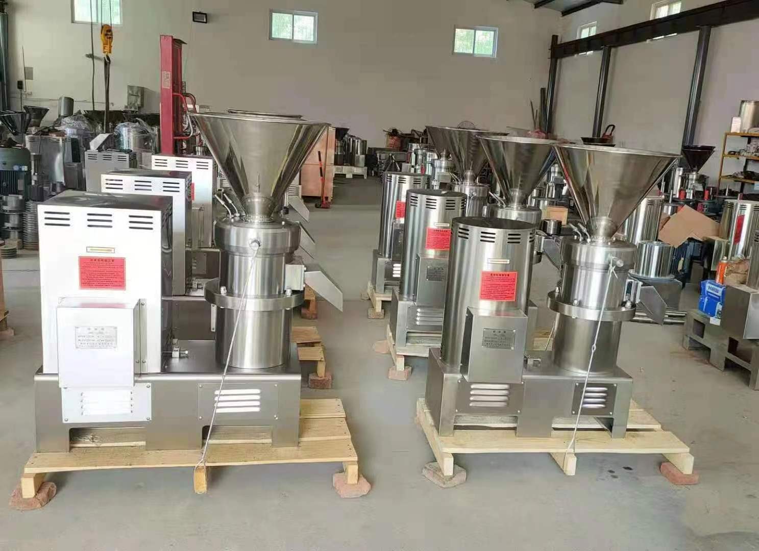 High Efficiency Stainless Steel Food Processing Peanut Butter Tomato Paste Colloid Mill Making Machine