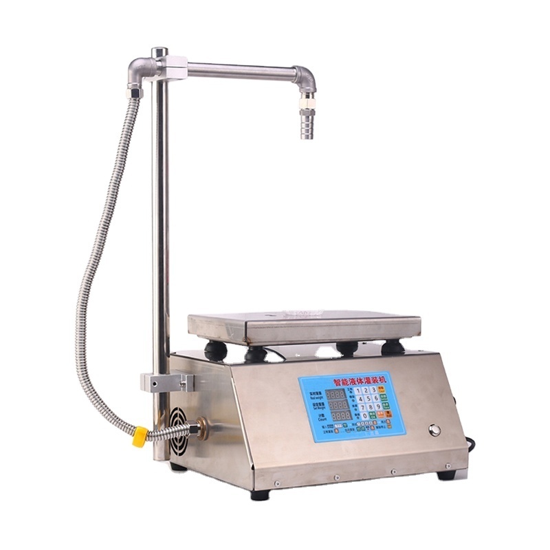 large flow automatic quantitative liquid water juice dispensing equipment weighing filling machine