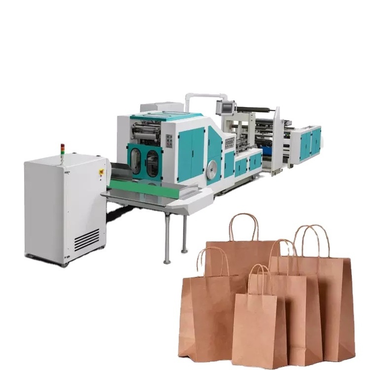 Paper Bag Making Machine For Small Manual Kraft With Printing