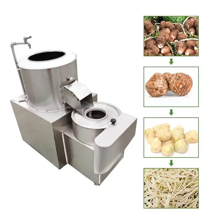 Potato Washing And Peeling Machine Potato Peeling And Cutting Machine Potato Peeler And Slicer Machine