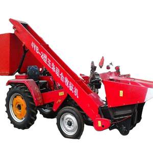 Self-propelled napier grass cutter corn silage forage harvester