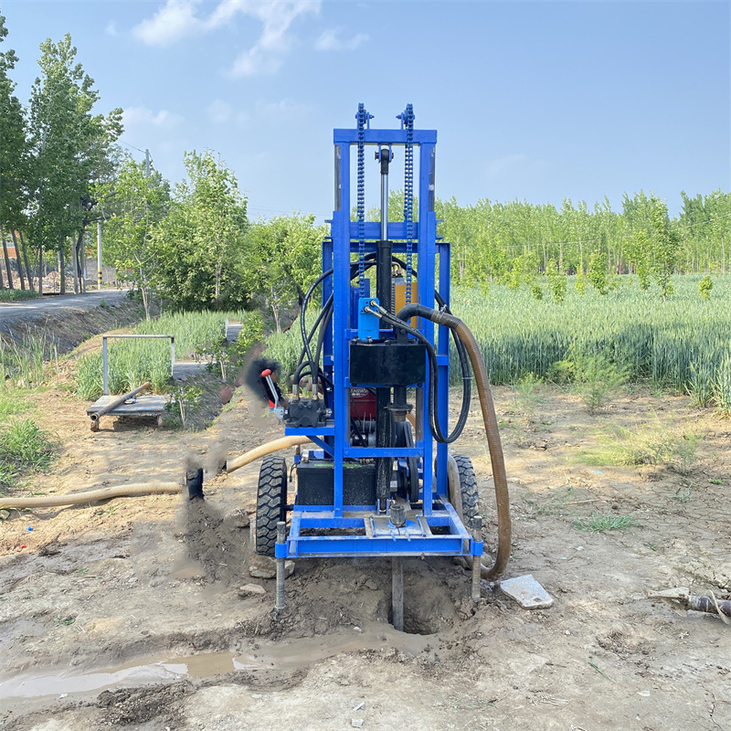 Electric Water Well Drilling Rig Portable 150M Deep Water Well Drilling Machine Drilling Rig