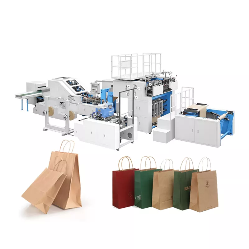 Paper Bag Making Machine For Small Manual Kraft With Printing