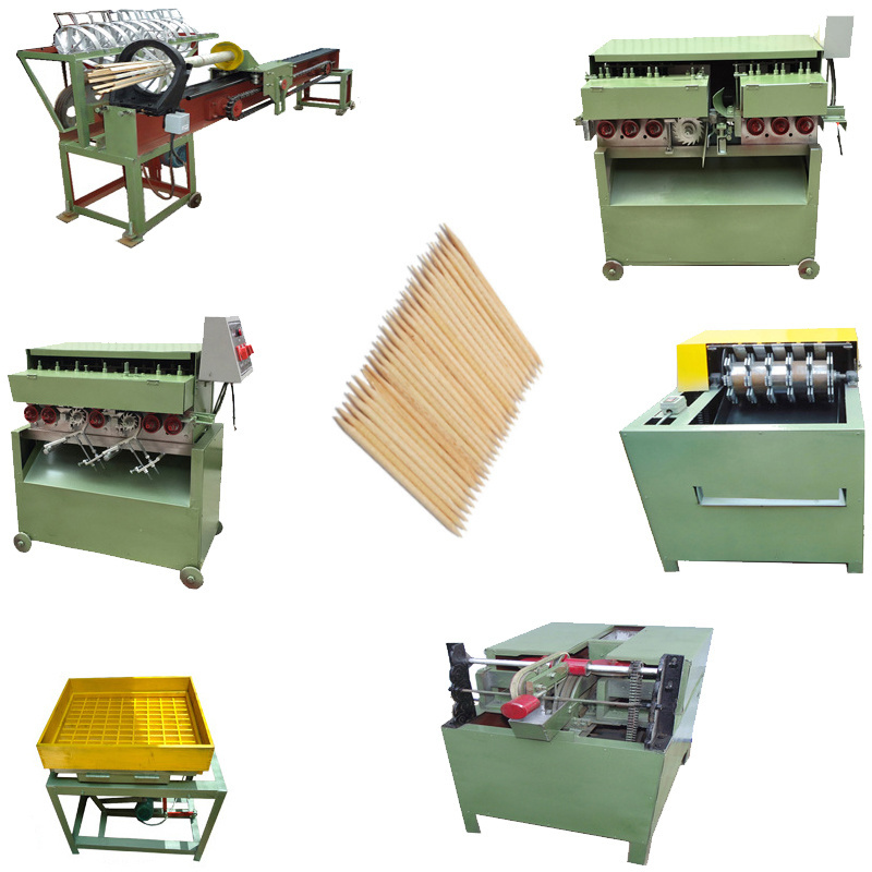 Automatic Production Line Bamboo tooth pick making machine Wood Toothpick Making Machines