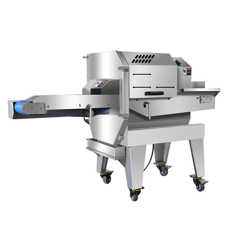 Industrial Automatic Commercial Rebanadora De Chicken Breast Frozen Cutter Cortadora De Carne Meat Slicer