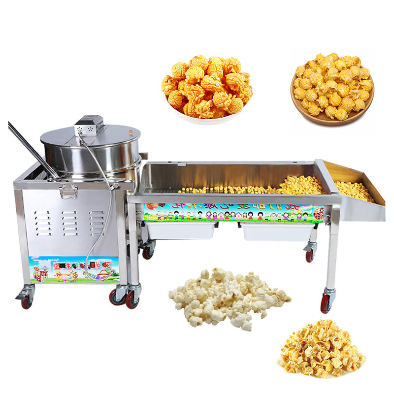 Hot Sales Popcorn Maker Machine Commercial Spherical / Caramel Corn Making Machines with Wheel