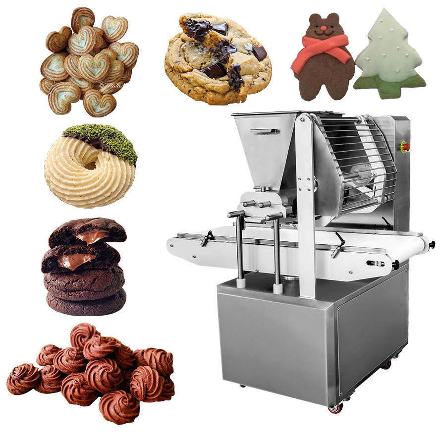 Factory Supply Hight Efficient Small Biscuit and Cookie Equipment Making Biscuits / Walnut Cookie Maker Machine