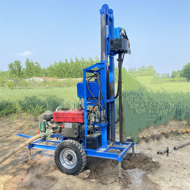 Electric Water Well Drilling Rig Portable 150M Deep Water Well Drilling Machine Drilling Rig