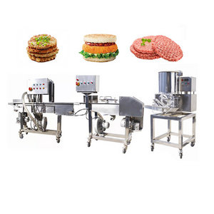 Factory Wholesale High Efficiency Burger Chicken Nugget Forming Patty Making Machine Production Line