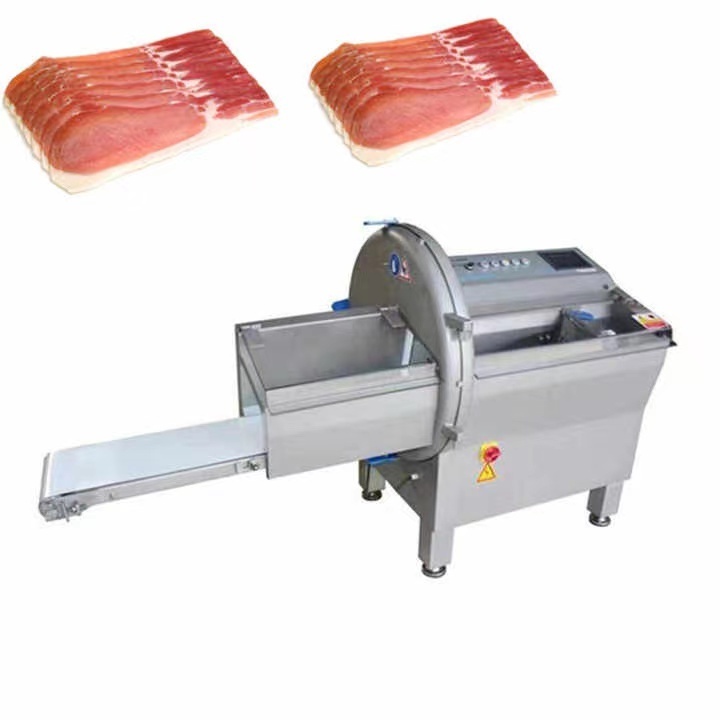 PLC automatic Paper Thin Meat Slicer/pork steak Meat Cutting Machine