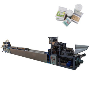 full automatic Cotton Swab Making Machinery Stick Production Line Cotton Ear Buds Machine