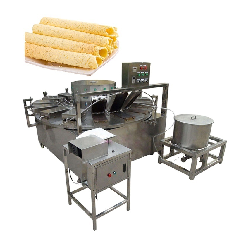 Commercial automatic egg roll making machine  Egg Tart Pastry Machine Puff Crisper Croissant Bread Maker