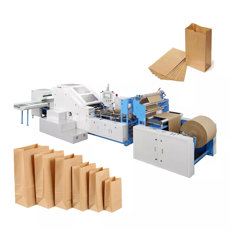 Paper Bag Making Machine For Small Manual Kraft With Printing