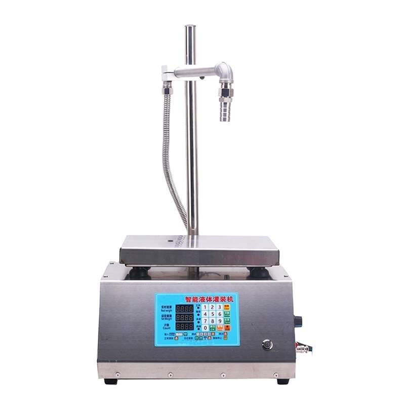 large flow automatic quantitative liquid water juice dispensing equipment weighing filling machine