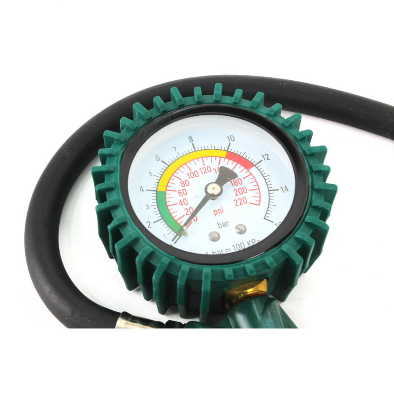 Tire Inflator Gauge Truck car motorcycle inflation gun regulator locking chuck tyre tire pressure gauge