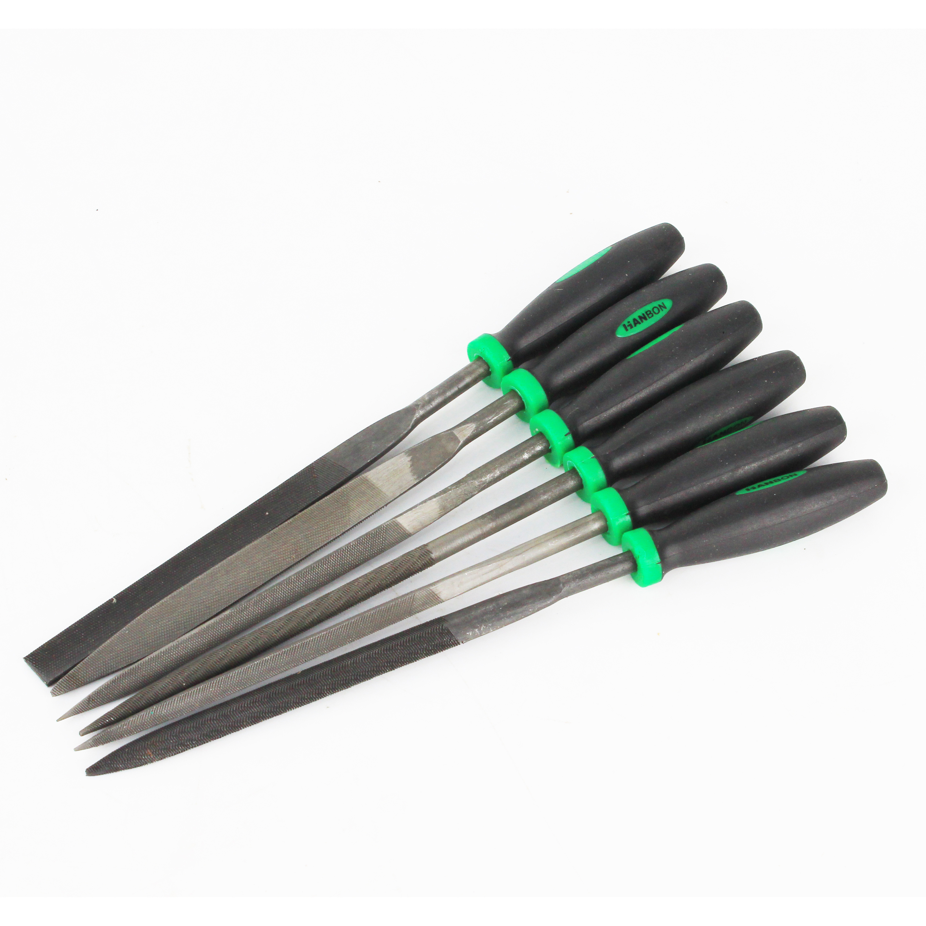 Multi-function Carbon Steel Triangular, Square, Round, Half Round, Flat Files Sets 6PCS Woodworking Metal Files Set