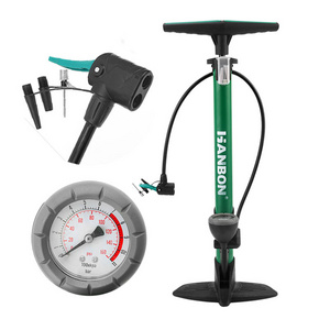 160 PSI Hand Bike Pump Portable Schrader Valve Bike Tyre Ball Inflation Manual Ball Air Pump Bike Pump For Home Use