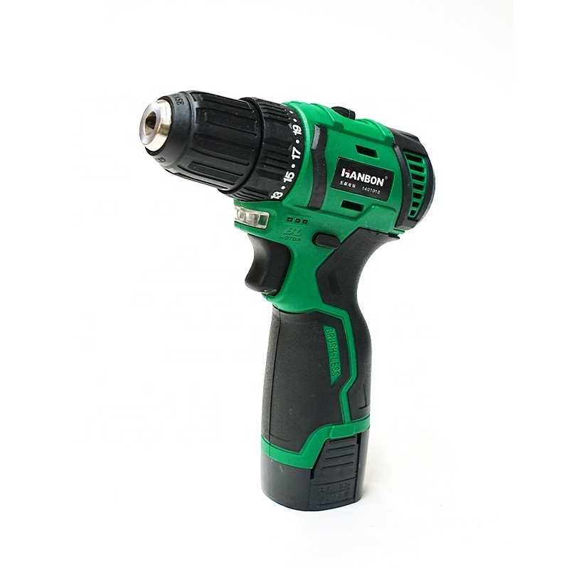 Hot Selling Professional Small Mini 18V With 2 Battery Household Lithium Power Cordless Drill