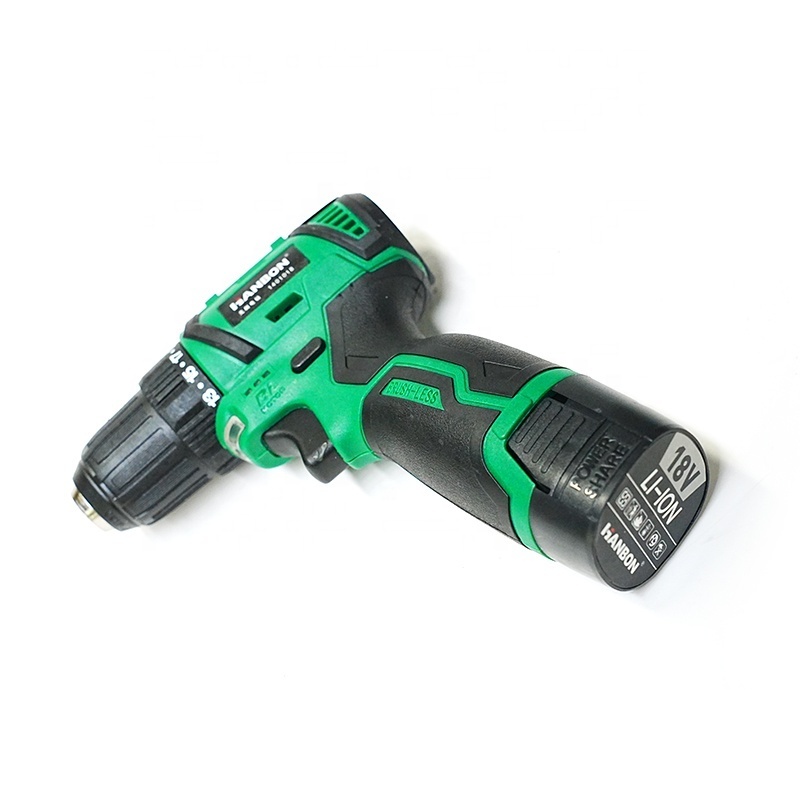 Hot Selling Professional Small Mini 18V With 2 Battery Household Lithium Power Cordless Drill