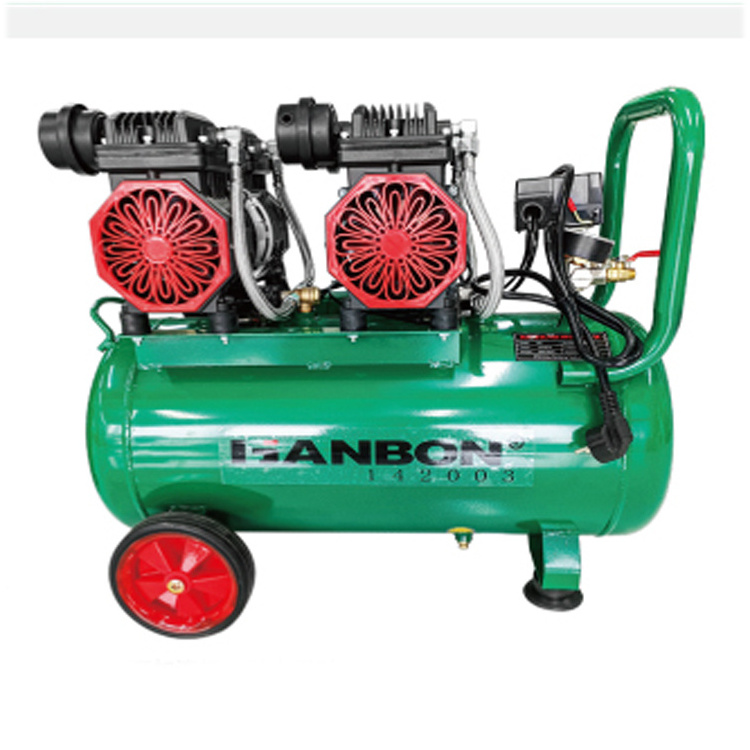 220v 50hz mini silent air compressor car automatic 9/30/50/60Liter tank 2HP portable air compressor