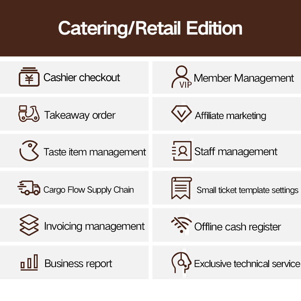 all in one pos system cash machine electronic machine payment  automatic cash register