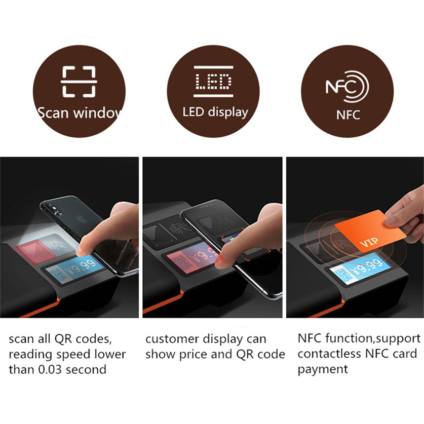 Sunmi T2 Mini Cash Register Android System Cash Register Capacitor Cash Register