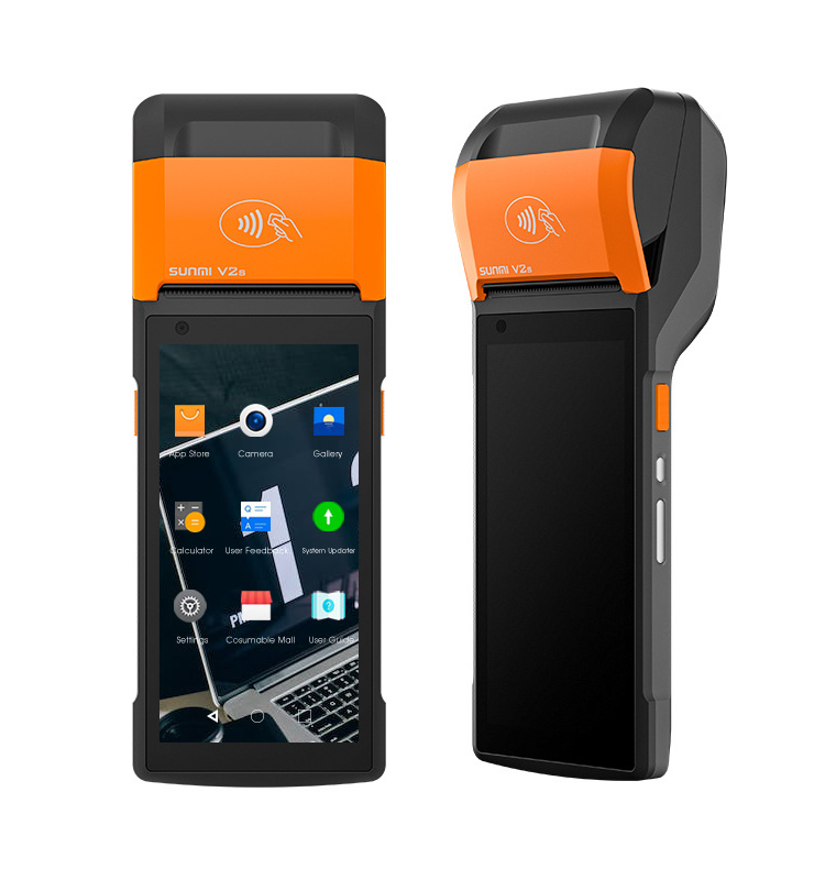 4G parking ticket machines for sale Portable Handheld Printer Android POS with 58mm Printer