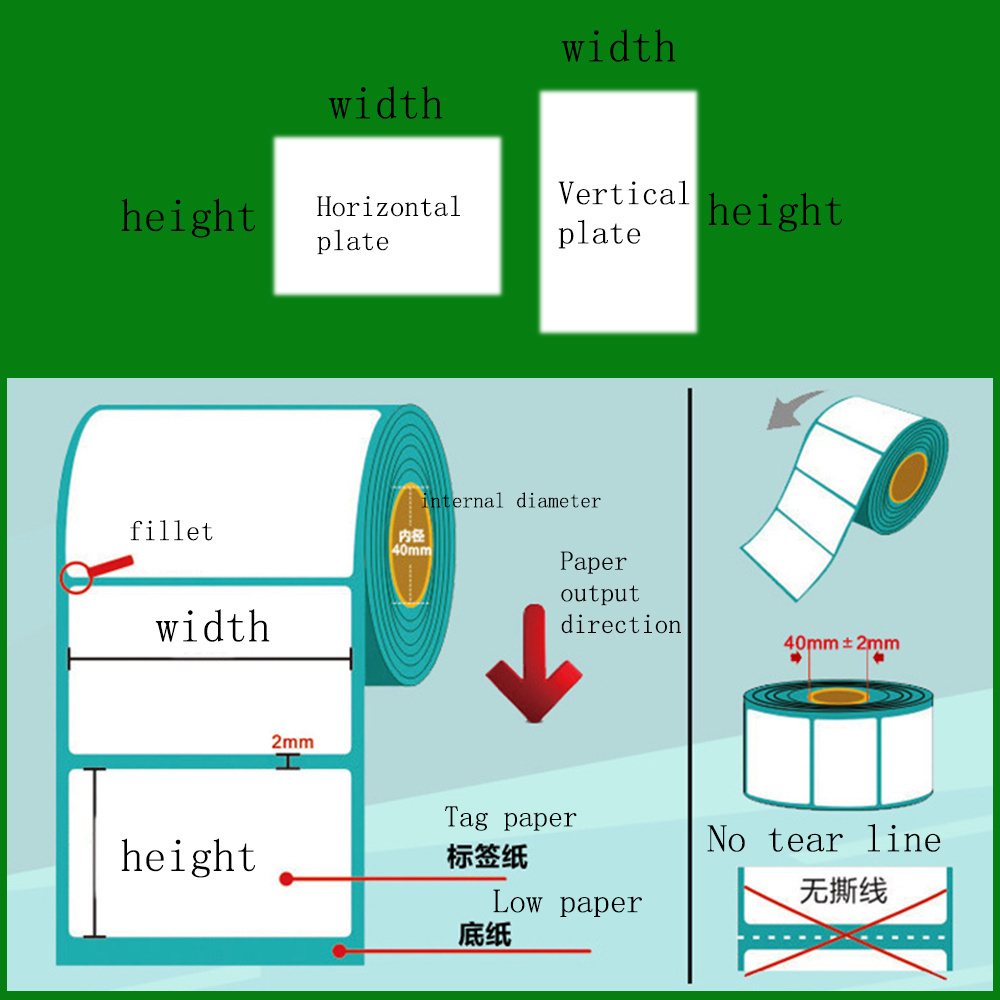 China Manufacture Waybill Sticker A6 Thermal Paper Waterproof for supermarket Fast Delivery