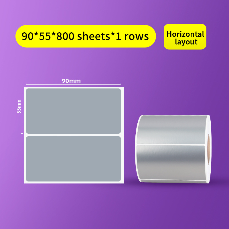 Wholesale Stickers Resistant To High Temperature Stainless Steel Stickers Aluminum Foil Tape