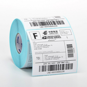 Hanbu Adhesive Waterproof White  Customized Printed Packaging Stickers Transfer Direct Thermal Labels