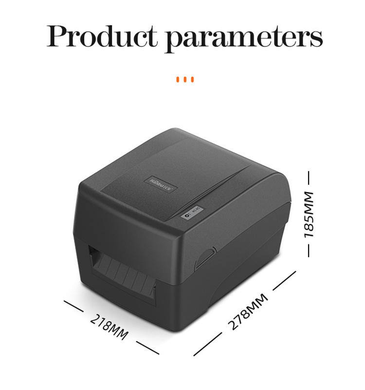 Wholesale Black Thermal Label Printer 80mm High Speed Printer Thermal Printer