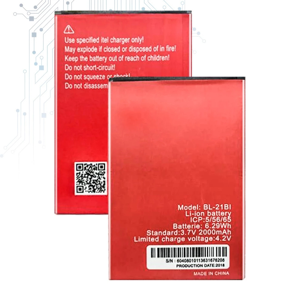 Battery For ITEL BL-21BI BL-20HI BL-24EI BL-25BI Mobile Phone Batteira 3.8V 2400mAh BL-24EI Battery For Itel mobile phone