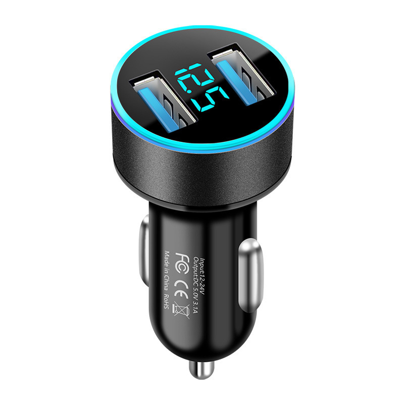 Best sellers usb car charger universal portable mobile phone electric battery smart fast usb car charger