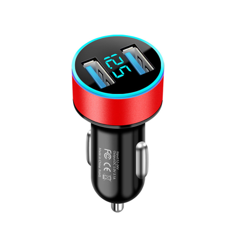 Best sellers usb car charger universal portable mobile phone electric battery smart fast usb car charger