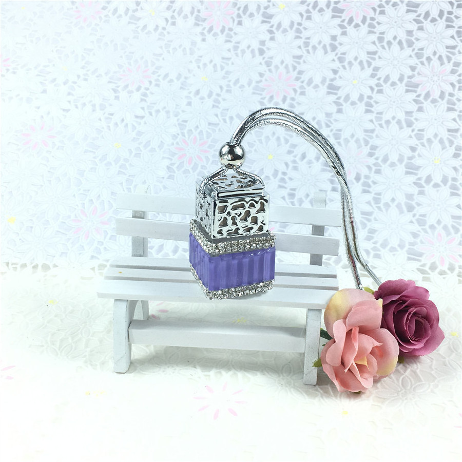 Empty hanging car perfume bottle diffuser/perfume for use fragrance air freshener parts accessory interior decor