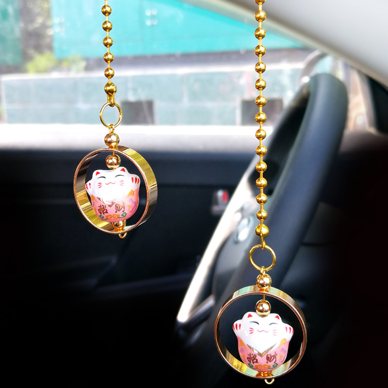 car hanging decoration items hang Fortune cat car interior hanging decoration and accessories