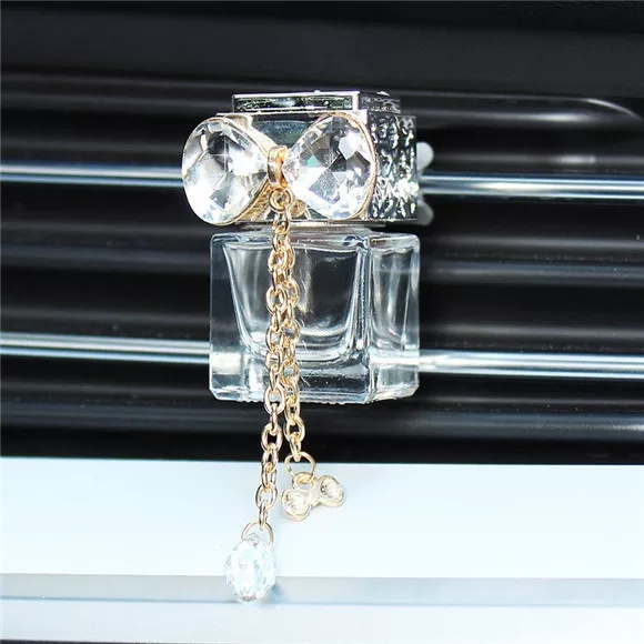 Car Vent Car Air Freshener Bottle Air Conditioner Outlet empty square outlet Vent Clip perfume car air freshener bottle with