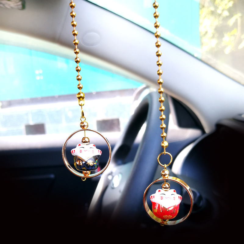 car hanging decoration items hang Fortune cat car interior hanging decoration and accessories