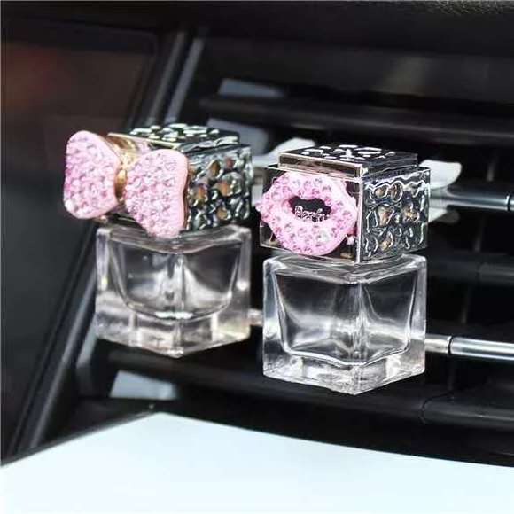 Car Vent Car Air Freshener Bottle Air Conditioner Outlet empty square outlet Vent Clip perfume car air freshener bottle with