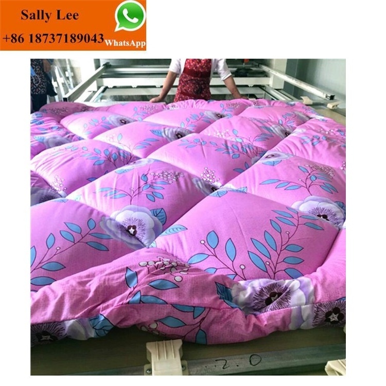 Professional Bed Sheet Sewing Making Machine / Duvet Quilting Making Machines Price Mattress Making Machine