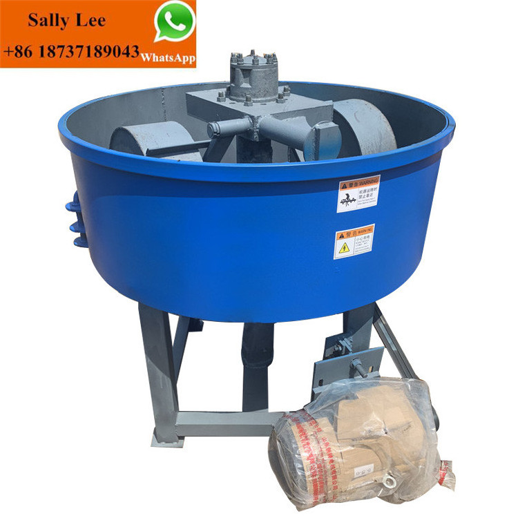 hot sale Wheel Mill Mixer Charcoal Coal Powder Cement Pan Mixer Charcoal Dust Mixer For Charcoal Briquette