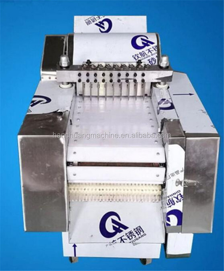 frozen meat cutting machine chicken duck fish pork cutting cube machine