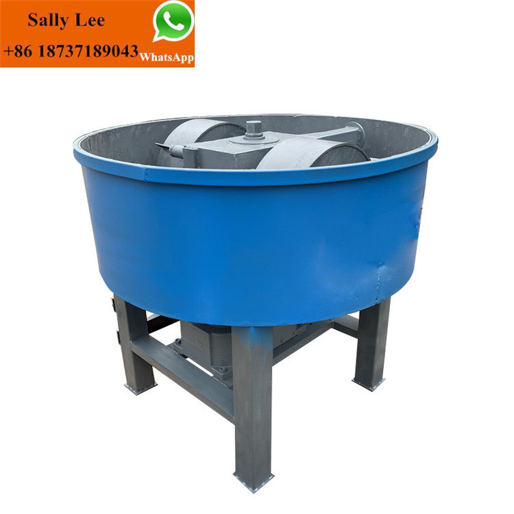 hot sale Wheel Mill Mixer Charcoal Coal Powder Cement Pan Mixer Charcoal Dust Mixer For Charcoal Briquette