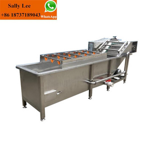 Bubble Tomato Washing Line Drying Machine Corn Fruit Washer Vegetable Onion Washer Cleaning Machine