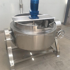 Industrial Sugar Cooking Pots With Mixer/jam Jacketed Cooker With Agitator/candy Cooking Machine